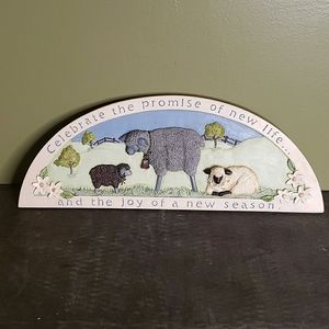 13" x 5" wall decor by Russ